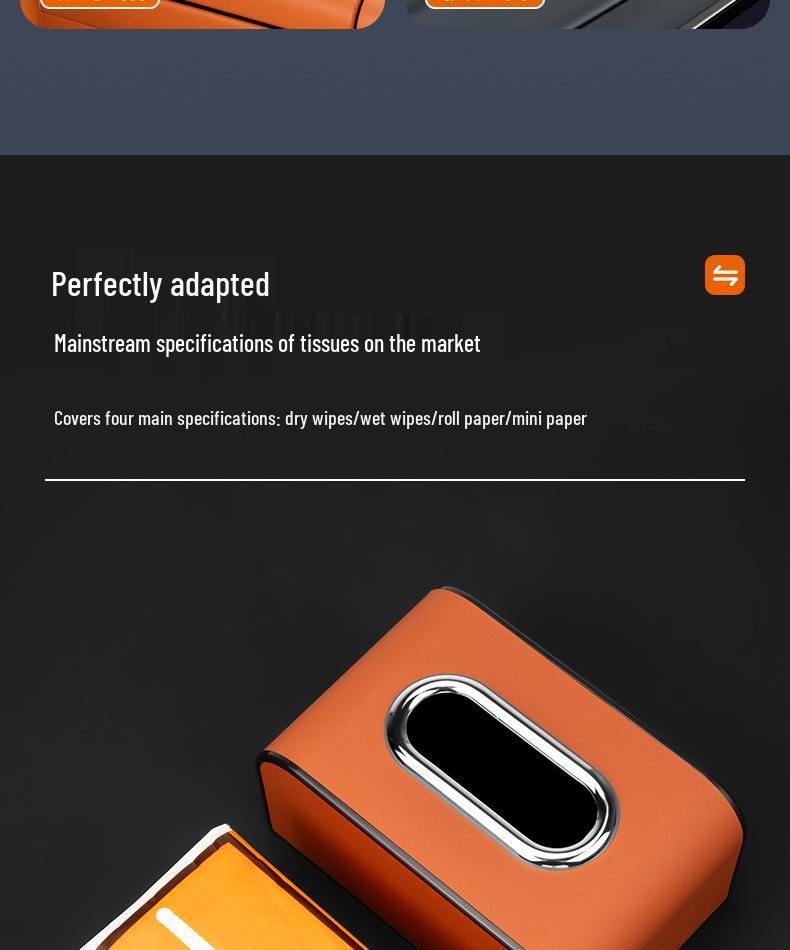 Jaguar XFL E/F-PACE/XF/XEL/XJL Car Armrest Tissue Box Storage