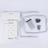 Medical Bathroom Safety Shower Tub Aluminium Alloy Bath Furniture Chair Seat Bench With Removable Back White Bathroom