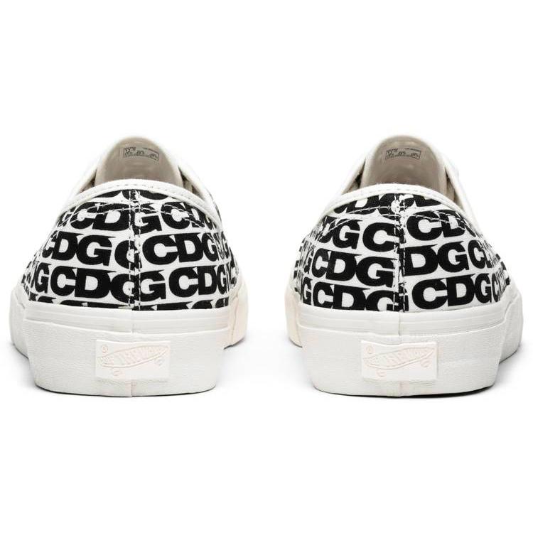 Authentic Comme des Garçons x Authentic Vans 'CDG Print - Black White' 2018 VN0A33TASHM