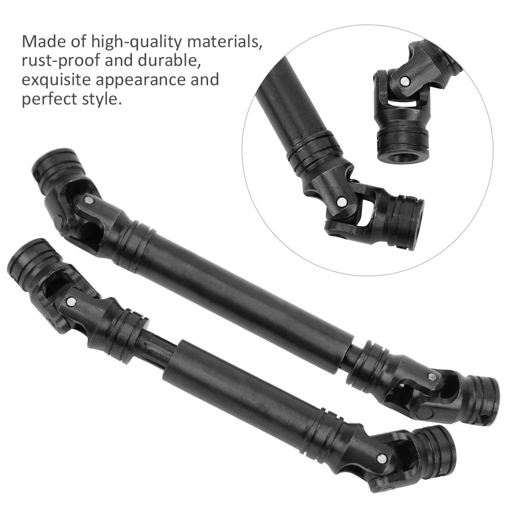 2Pc Steel Multiple Spline Drive Shaft for TRAXXAS TRX4 for Land Rover Defender RC Car