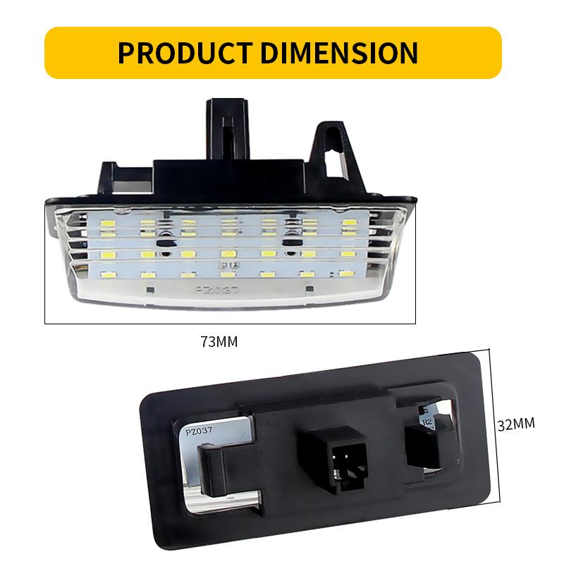 

2pcs LED License Number Plate Lamp Car Light for Nissan Sentra Rogue Versa Note E11/E12/E52/E26 Altima Maxima Infiniti QX56 белый