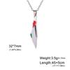 COOLTIME Palestine Map Flag Pendant Necklace for Women Stainless Steel Geography Map Shape Choker Chain Jewelry Wholesale