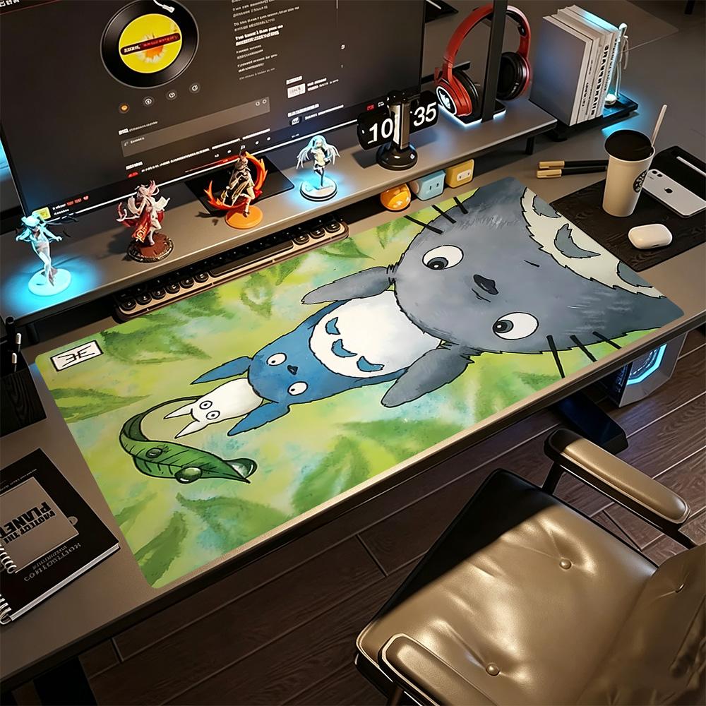 Neighbor Totoro Gaming Mouse Pad Gaming Laptop Mouse Pad Study Desk Mat Non-Slip Rubber Bottom Office and Gaming Desk Decoration