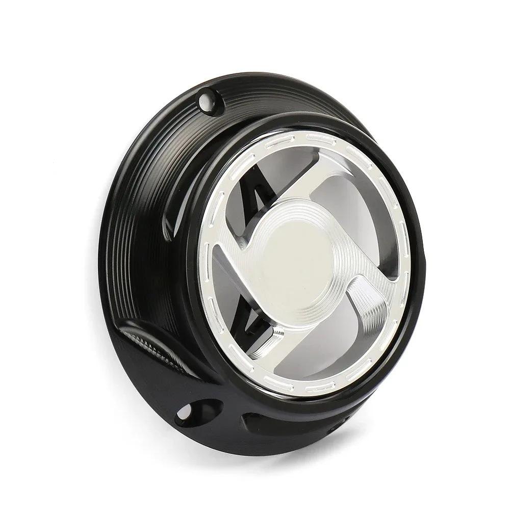 

Primavera New Rotating Cooling Motorcycle Accessories CNC aluminum Engine Fan Cover Fan Cover For Vespa Sprint Primavera 150 125 Vespa -Black-Silver