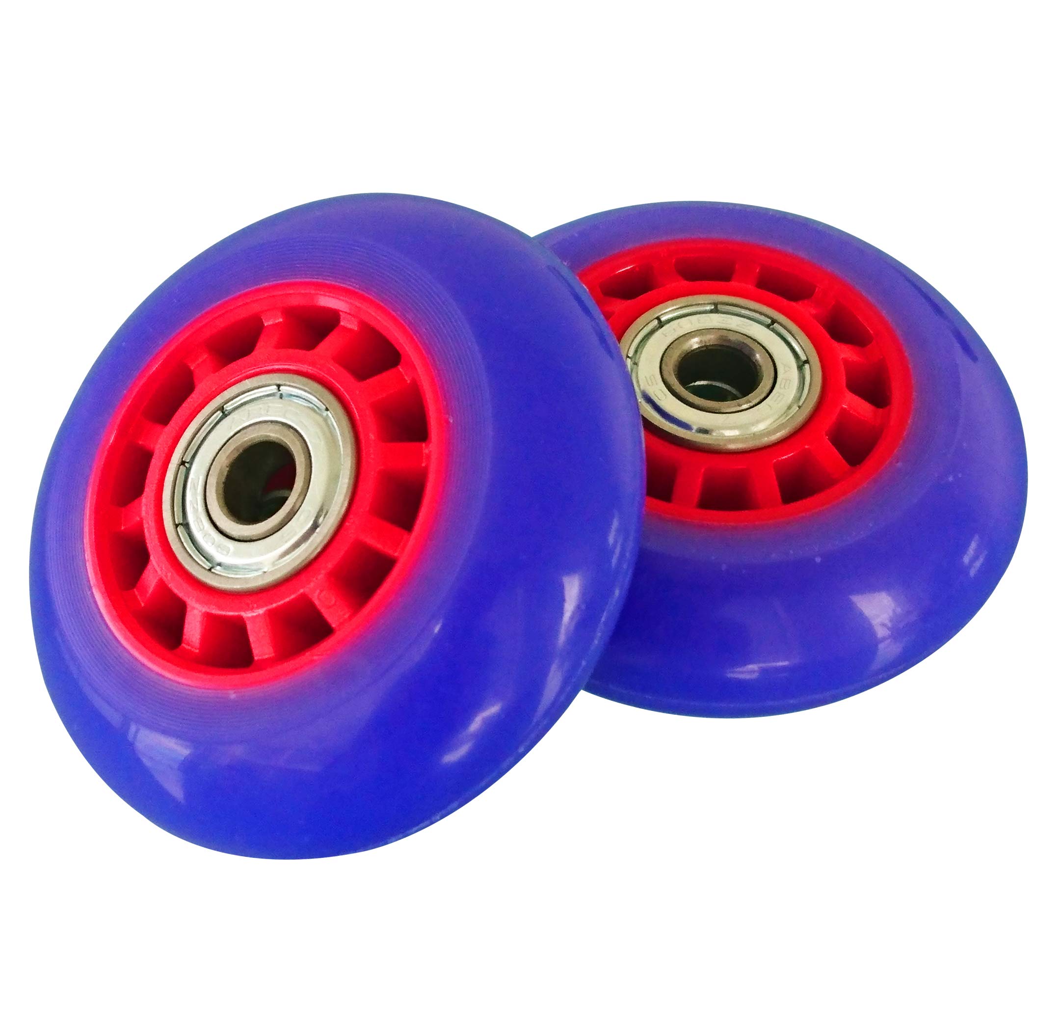 

RANGS Lipstick Deluxe Mini Genuine Replacement 2-Piece Violet/Red Wheels, 68mm,