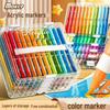 Acrylic Soft Tip Watercolor Pen for Kids - Non-Bleeding, Ideal for Layering on Special Paper.