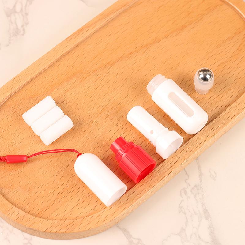 2 In 1 Empty Nasal Inhaler Sticks Visual Window Essential Oil Bottle Aroma Diffuser Nasal Aromatherapy Inhalers Tubes Container