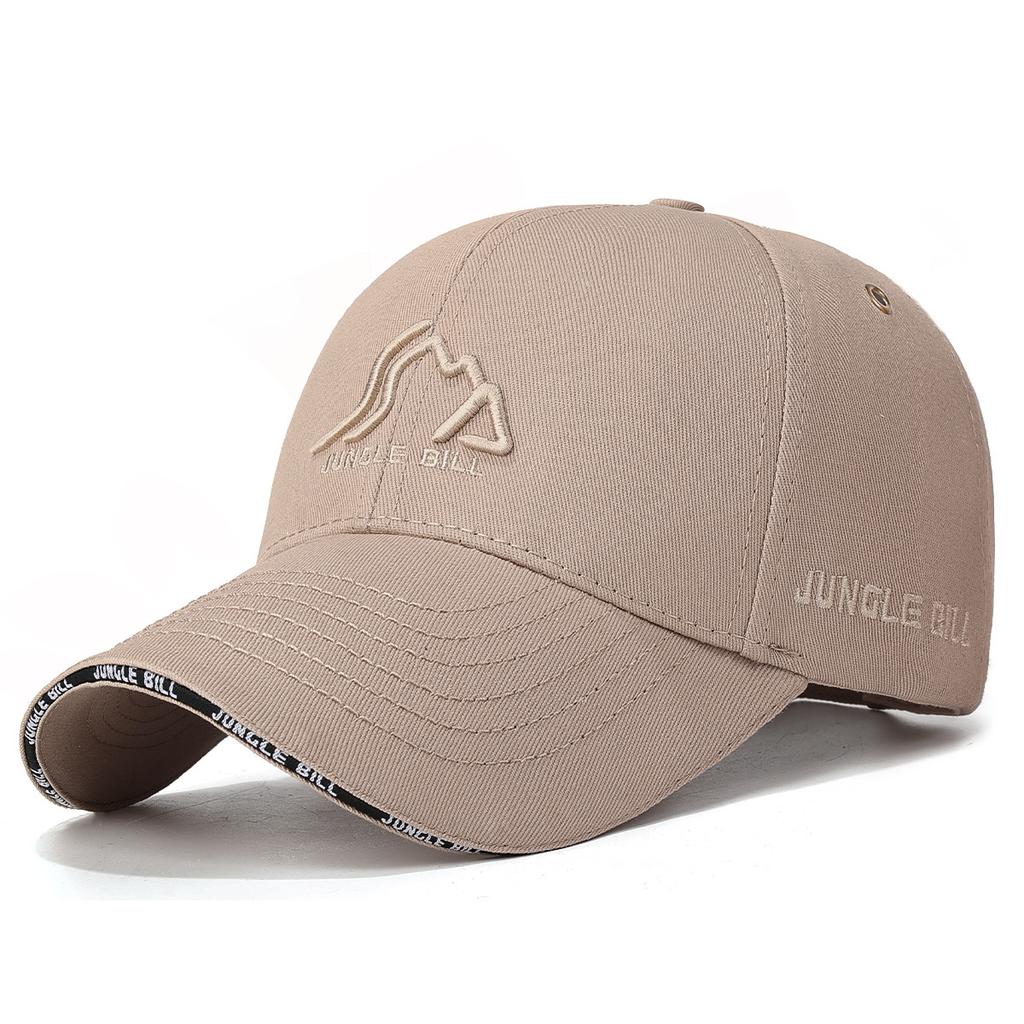 High-quality hard top embroidered baseball cap for men and women, hard top six-panel sandwich with copper eyelets, visor cap