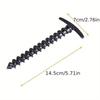 10 Pcs/Pack Outdoor Camping Tent Pegs Ground Nails Screw Anchor Stakes Pegs Hiking Tent Stakes Pins Tent Accessories