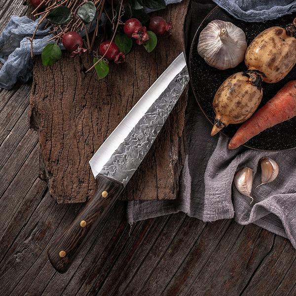 Forged Boning Knife Butcher Knife Kitchen Stainless Steel Meat Chopping Knife Serbian Chef Slicing Cutter Knife Cooking Tools