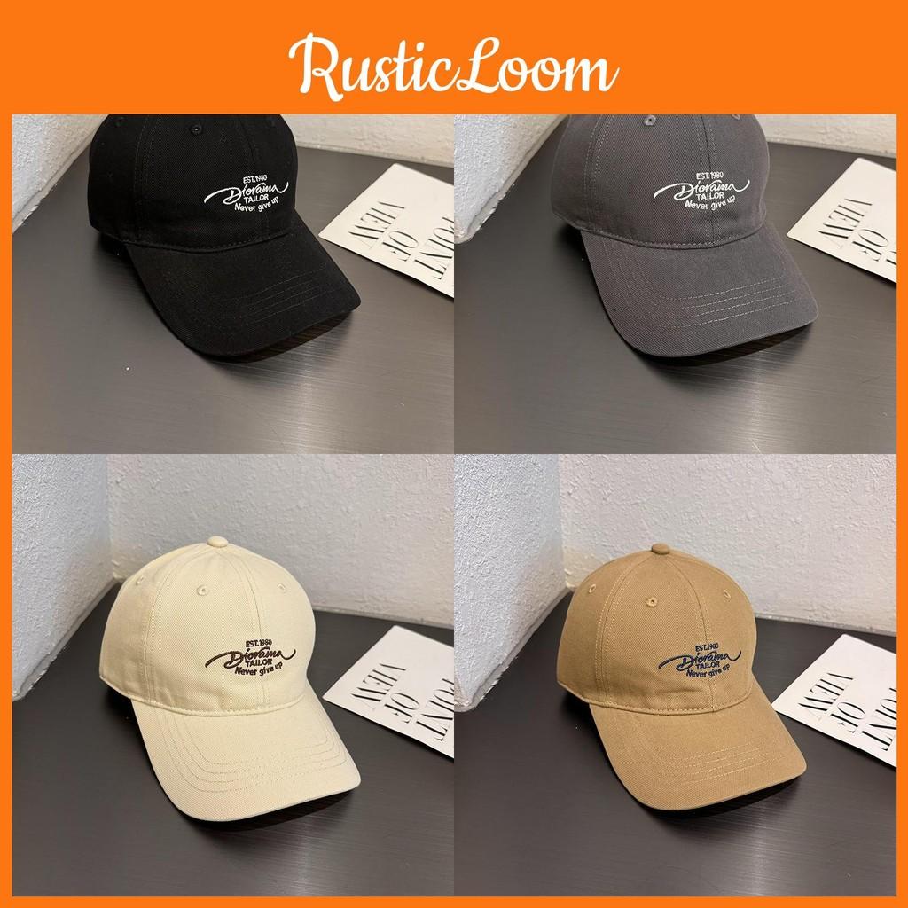 Baseball Letter Embroidered Cap Female Wide Brim Breathable Fabric Use Daily