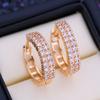Orecchini a lobo per donna Moda Lusso Zirconia Cubica Orecchini pendenti