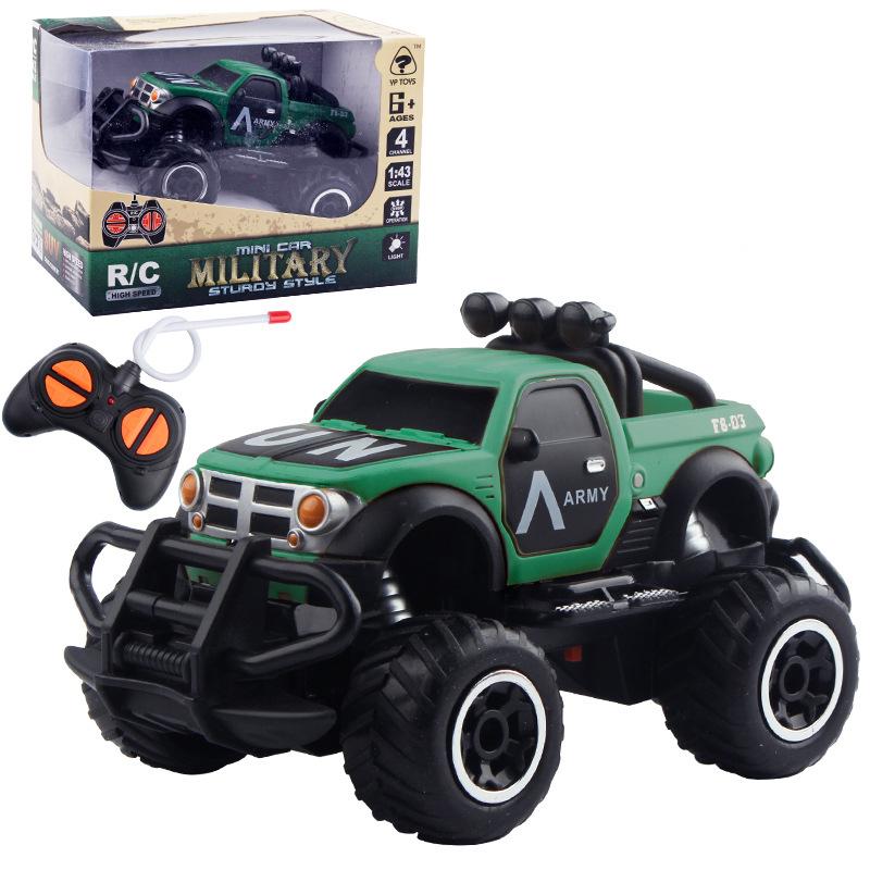 Toddlers Toys for 4-5 Year Old Boys RC Car Remote Control Trucks for 3-4 Year Old Kids , Birthday Gifts Preschool Toys Cars RWD 1/43 Scale