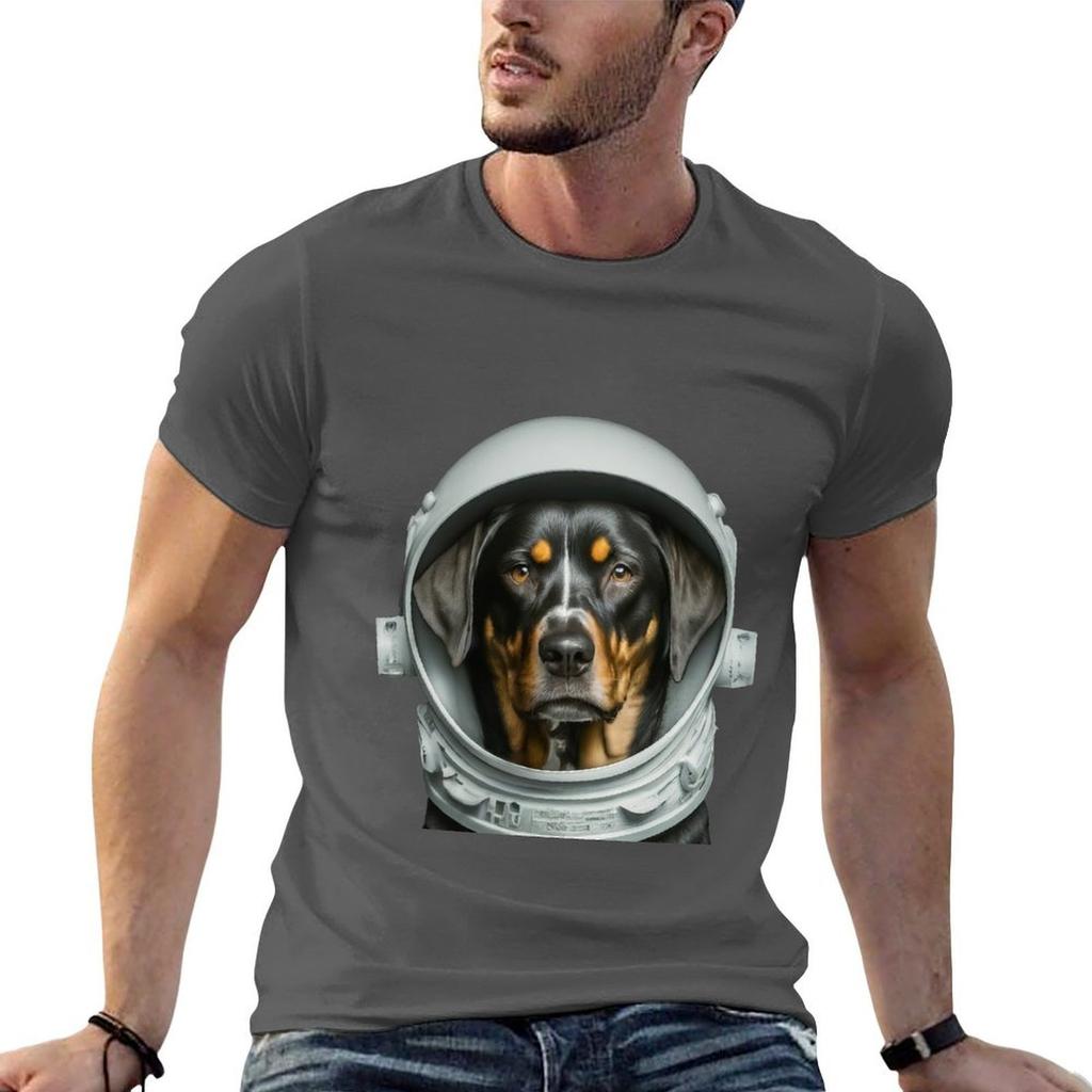 Dog Wearing A Space Helmet TShirt Unisex T Shirt Cotton 100 Anime T Shirts Oversize T Shirt Unisex Casual TShirt