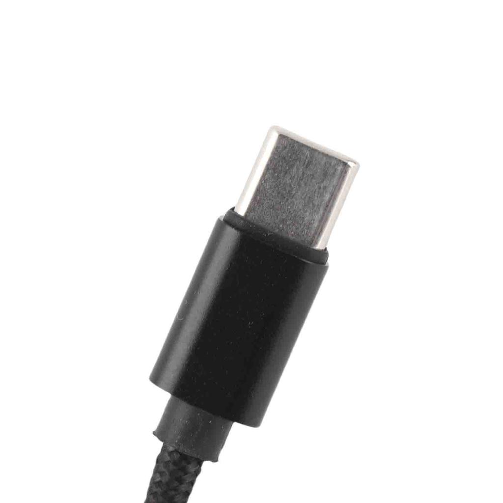 Type C Male To 3.5mm TRRS Male Audio Cable 3.12ft USB C To 3.5mm Headset Car Home Stereo Adapter Cord, 3.12ft Black