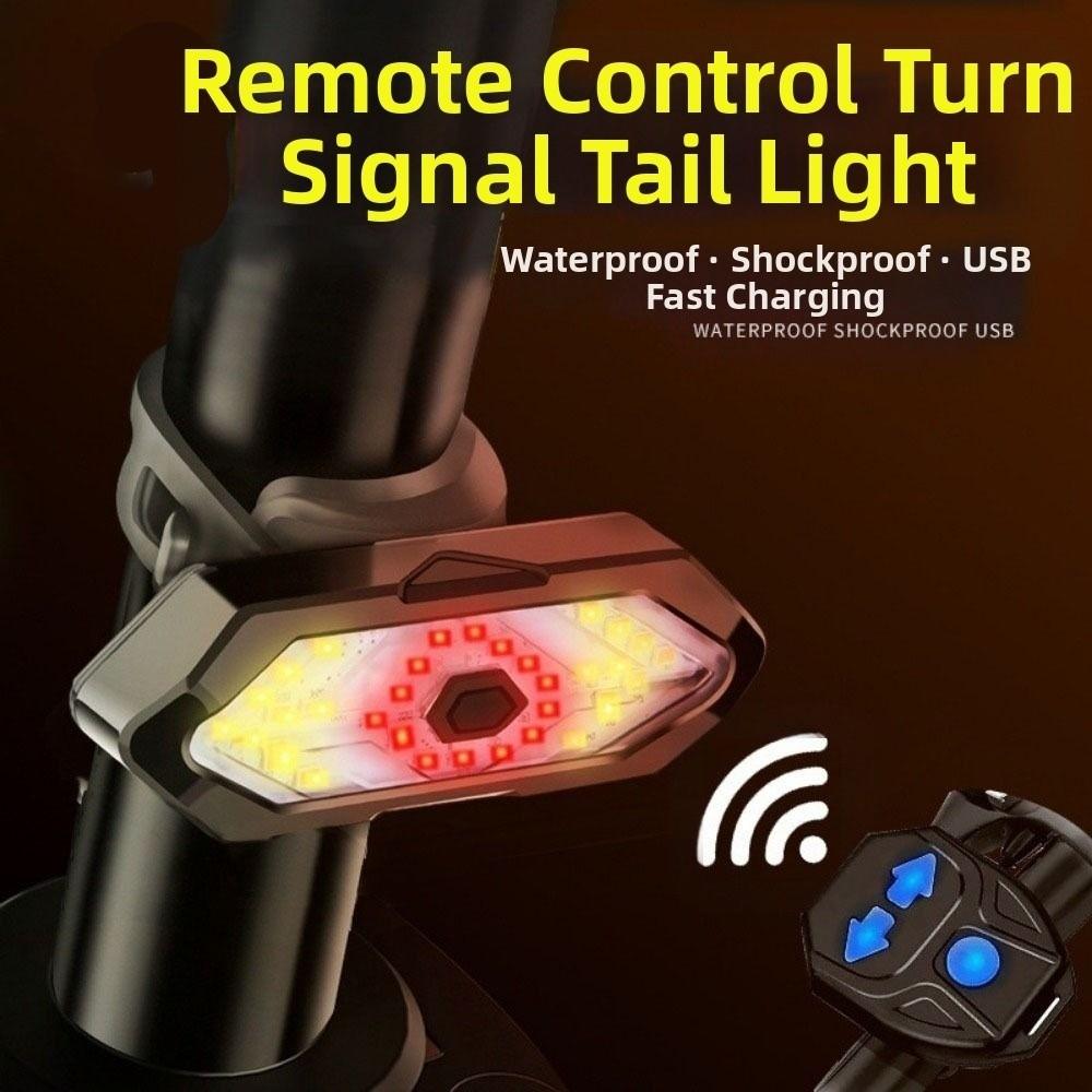 Turn Signal Function Bike Tail Lights Electric Scooter Rear Light Personal Transportation