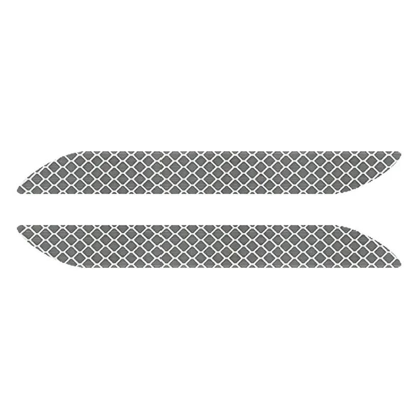 

2pcs for Styling Safety Warning Stickers Decorative Driving Safety Mark Reflecti Car Reflective Tape Bumper Door Leaf Board New серебряный