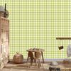 Wallpaper Fabric Pattern Yellow and Cream for Living Room and Bedroom 50x1000