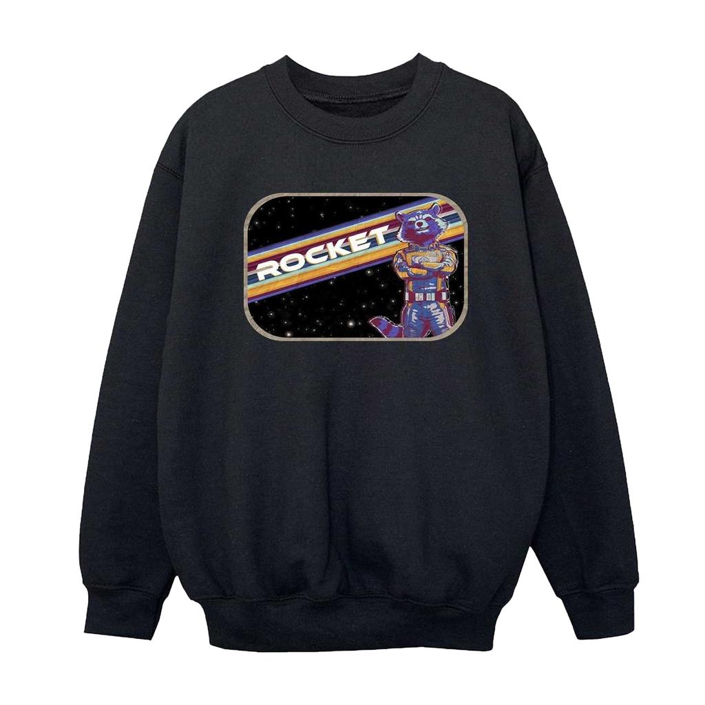 Guardians Of The Galaxy Volume 3 Mens Rocket Raccoon Pose Sweatshirt