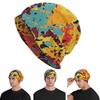 Colorful Abstract Graffiti Camouflage Pop Art Men Women Adult Beanies Caps Knitting Bonnet Hat Warm Autumn Winter Skullies Hats