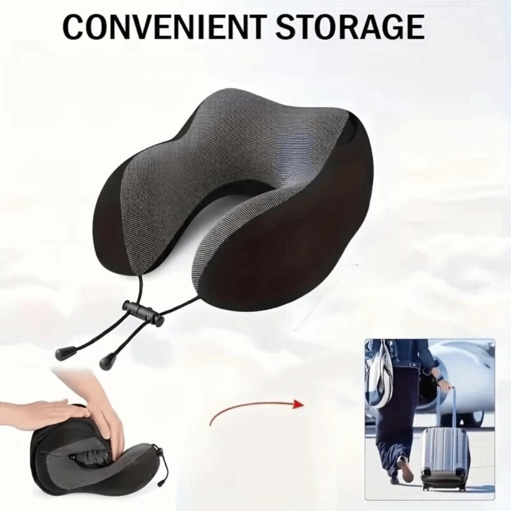 Adjustable Travel Neck Pillow Washable Cover Car Neck Cushion  Neck Protection