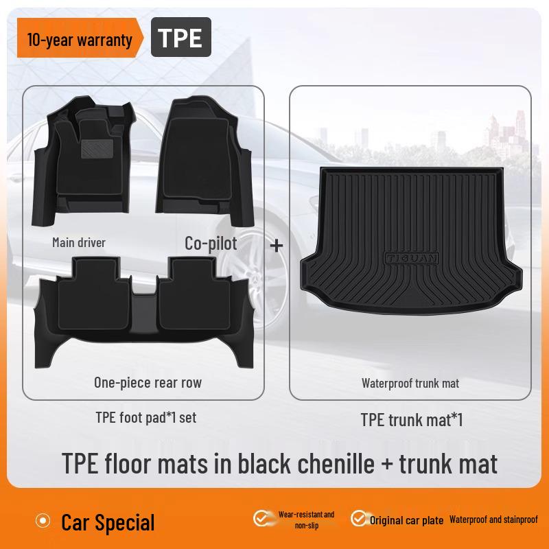 Toyota Corolla Rui Fang TPE Silk Coil Full Coverage Car Mats for Driver's Seat