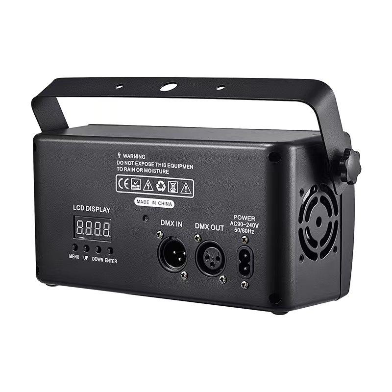 DJ Lights LED 6X10W RGBW Beam Moving Head Light Stage Effect Laser Strobe Lighting Remote Control For Disco Party Bar Event