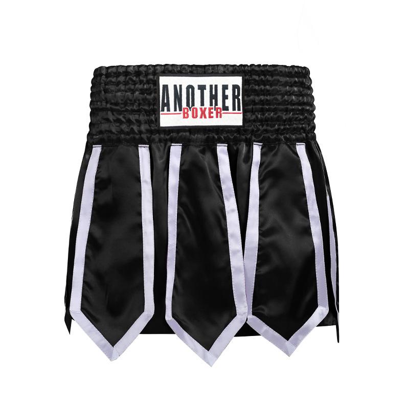Boxing Ribbon Style Muay Thai Kickboxing Competition Shorts