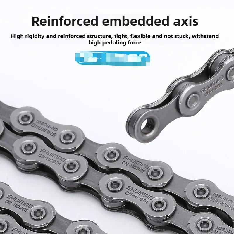 Practical Transmission Chain with Magic Buckle for Mountain Bikes with 8-speed 9-speed 10 Speed 11 Speed 12 Speed Bicycle Chains