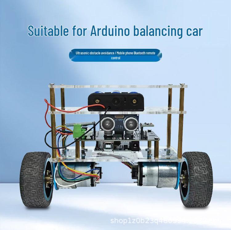 Arduino-Compatible Bluetooth Two-Wheel Balance Car with Ultrasonic Obstacle Avoidance