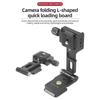 Foldable Camera Quick Release Plate With 360 Degree Rotating Arca Standard Tripod Adapter For DSLR  Cameras