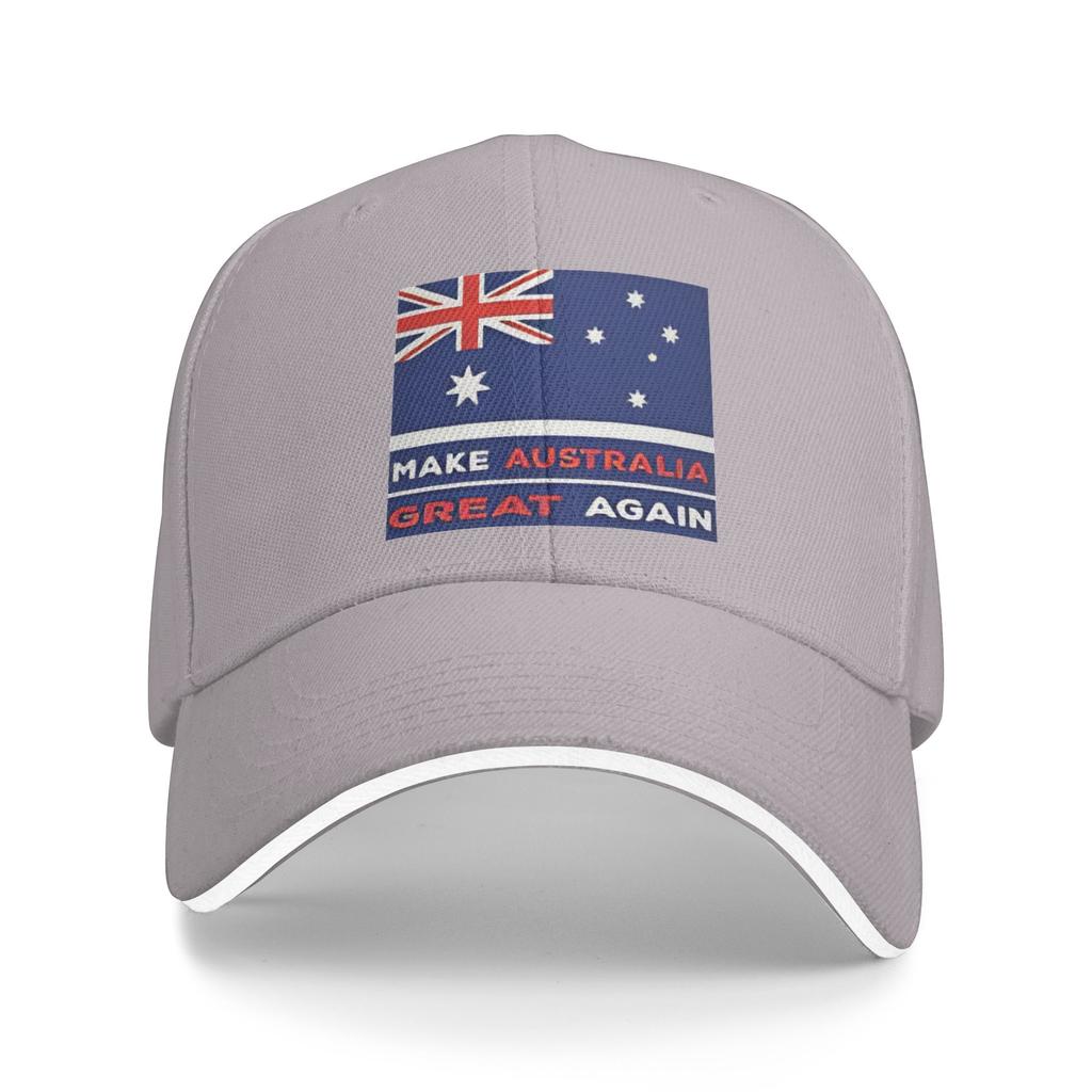 Make australia great again Casual Baseball Cap Summer  Trucker Hat Adjustable Tennis Skate Snapback Cap Men Baseball Caps