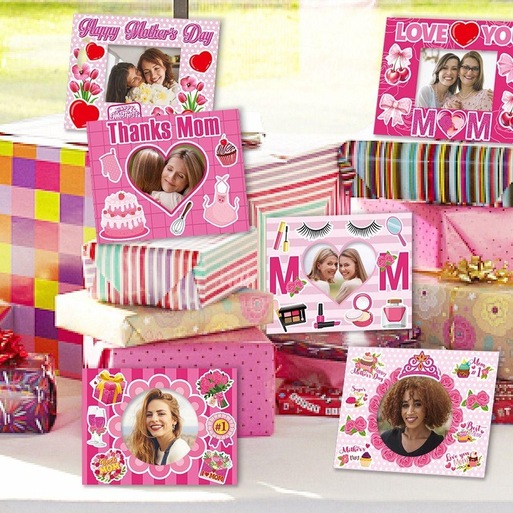 Happy Mother's Day Paper Photo Frames Crafts Kits Mothers Day Picture Holder  Mothers Day Gifts