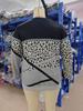 Women's European V-Neck Zipper Top - Autumn/Winter Long-Sleeve Print