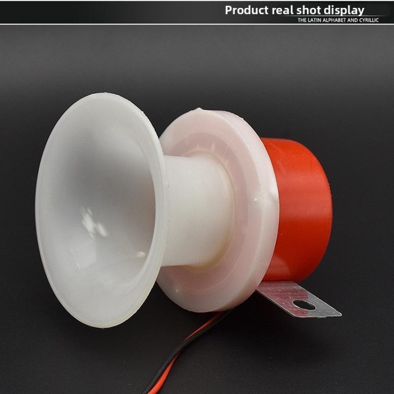 Electric three-wheeler motorcycle reversing voice-activated horn, 12V/48-60V universal type, two-wire