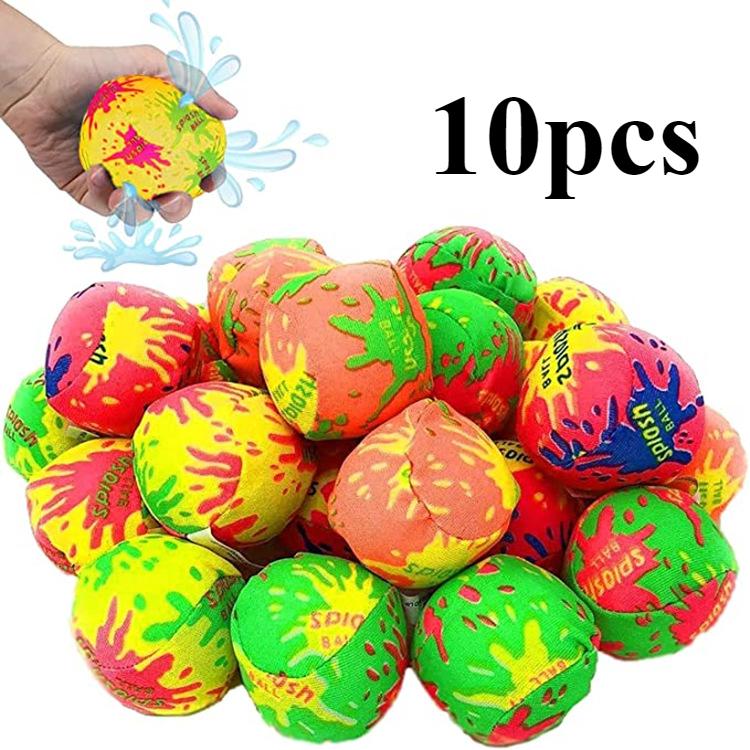 

20pcs Dog Toys, Swimming Pool Splash Balls, Reusable Water Cloth Balls, Absorbent Bubble Balls, Summer Beach Parties