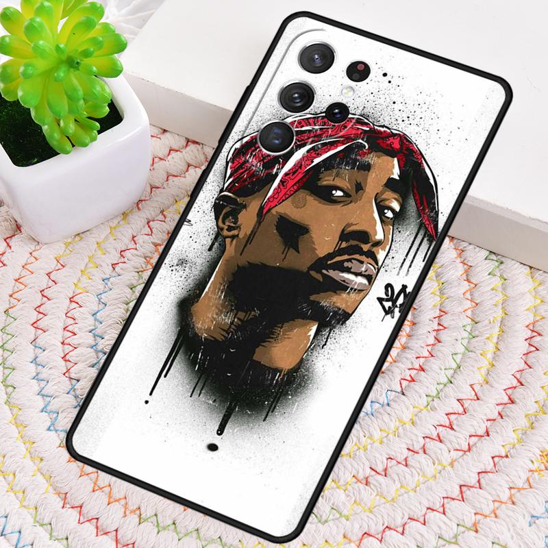Rapper 2pac Sänger Tupac Handyhülle Für Samsung Galaxy note 10 pro S26 S25 S24 S23 S22 Ultra Plus S21 FE S20 Stoßfeste Hülle