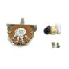 5 Way Short Straight Guitar Toggle Switch Pickup Selector with Black/White/Yellow Tip Knobs Caps for Electric Guitars