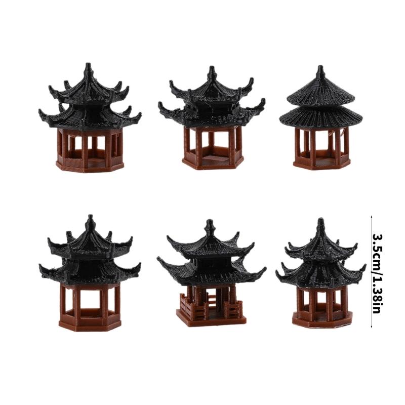 Traditional Chinese Building Assembly Set Architectural Models DIY Educational Cultural Display Craft