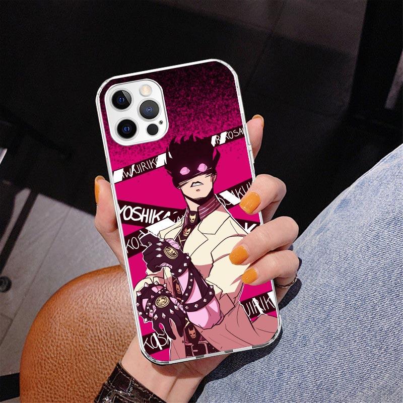 JoJo Adventure Killer Queen Phone Case For iPhone 17 Air 16 Pro Max 16E 15 + 14 Plus 11 12 13 Mini 7 8 SE Gift Print Cover Funda