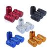 4 Pezzi Tappi Steli Valvole Pneumatici Auto Stile Zigrinato Tappo Valvola Pneumatico Stelo Ruota Pneumatico Alluminio Tappo Valvola Aria Accessori Auto Universali
