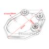For VS650 Motorcycle Accessories CNC Motorcycle Kickstand Extender Foot Side Stand Extension Pad Support