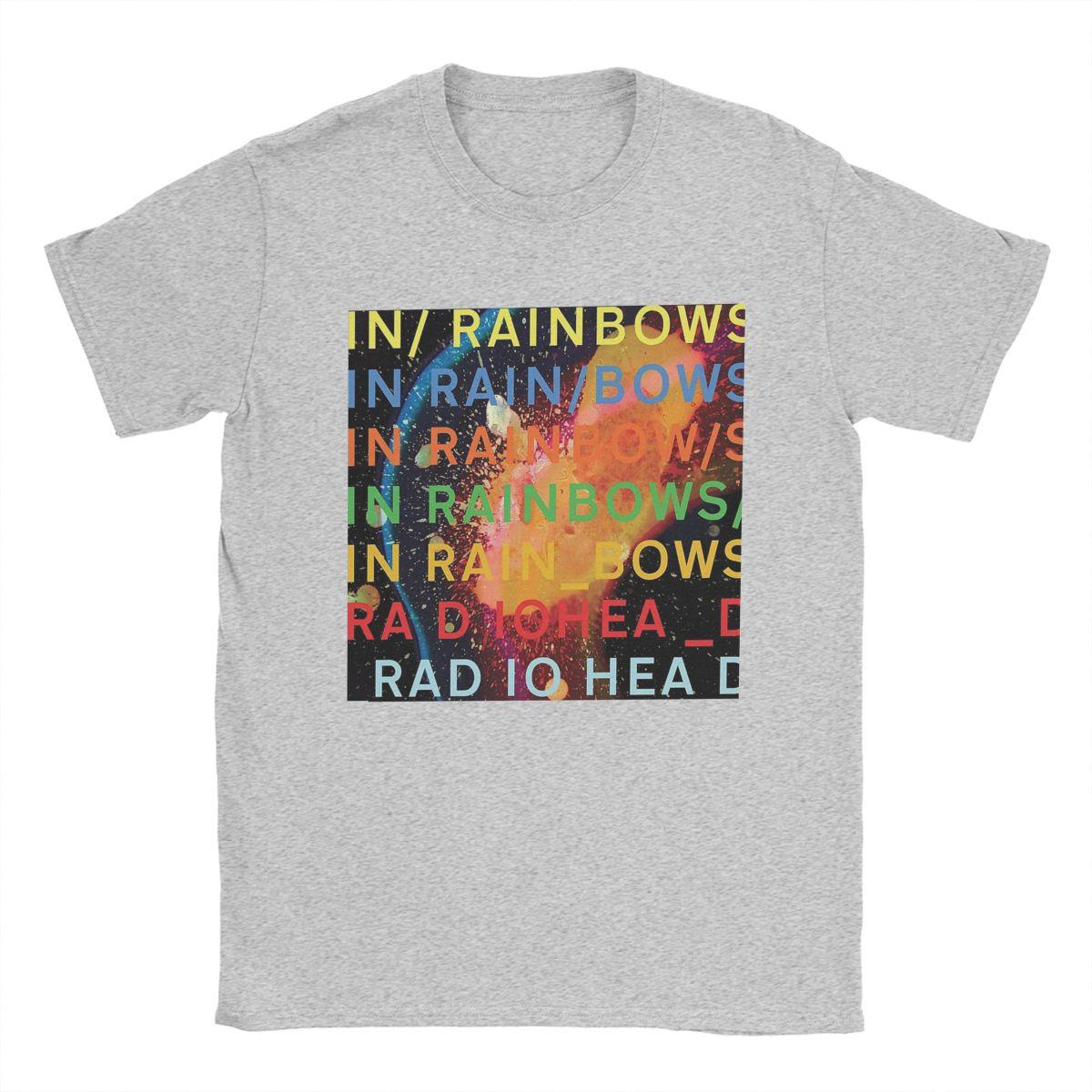 

Radiohead Rock Band Men s T Shirt Creative Tee Shirt Short Sleeve O Neck T-Shirts Pure Cotton Plus Size Clothes S