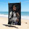 Michael Jackson Collage Stylish Digital Printing Beach Towel Quickdrying Absorbent Blanket For Beach Pool Gym Travel