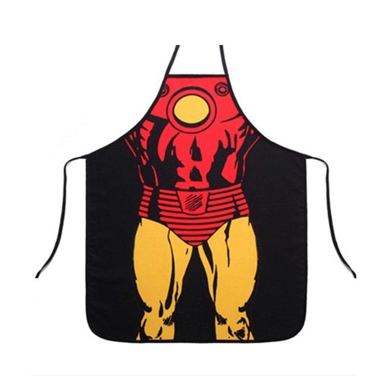 Marvel Cosplay Aprons Sexy Funny For Men Women Kitchen Cooking Baking Props