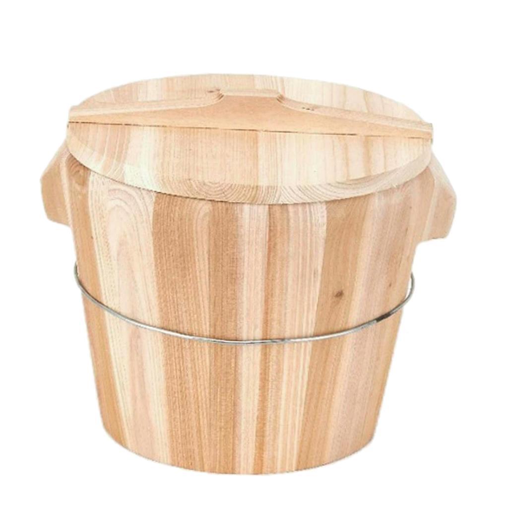 Wooden Rice Steamer Storage Container for Dumpling Restaurant Household