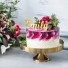 64Pcs Acrylic Cake Alphabet Numbers Topper, Mirror Number 0-9 and Alphabet A-Z Personalized Cake Picks Party Decor