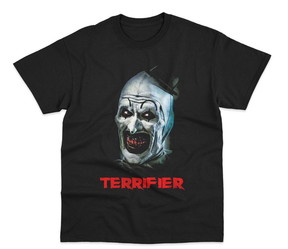 Terrifier Movie Horror T-Shirt Black S-5XL Art the Clown Unisex T-Shirt S