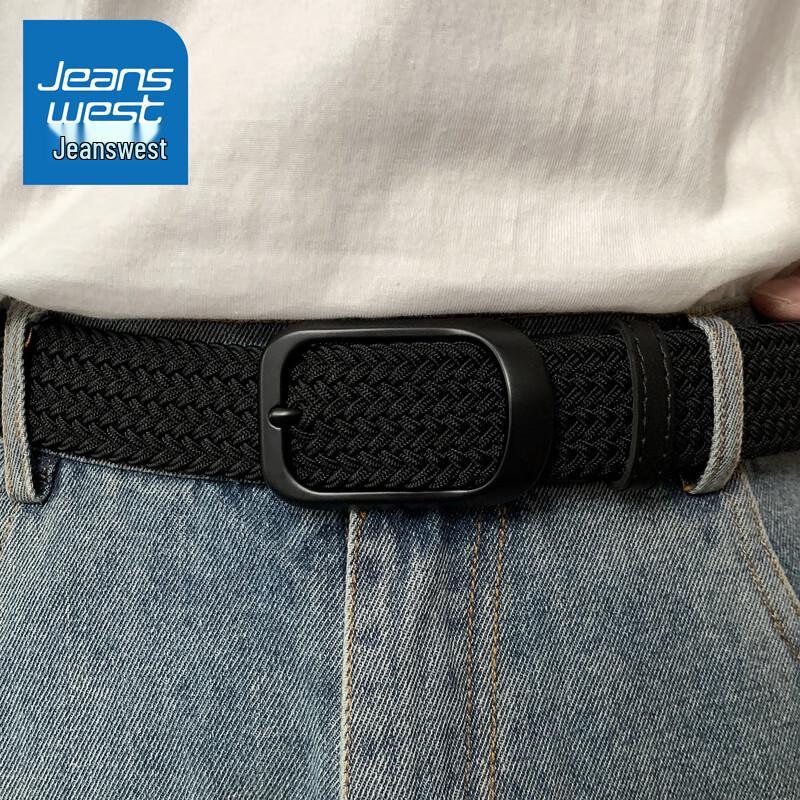 Повседневный тканый мужской ремень Jeanswest 115cm