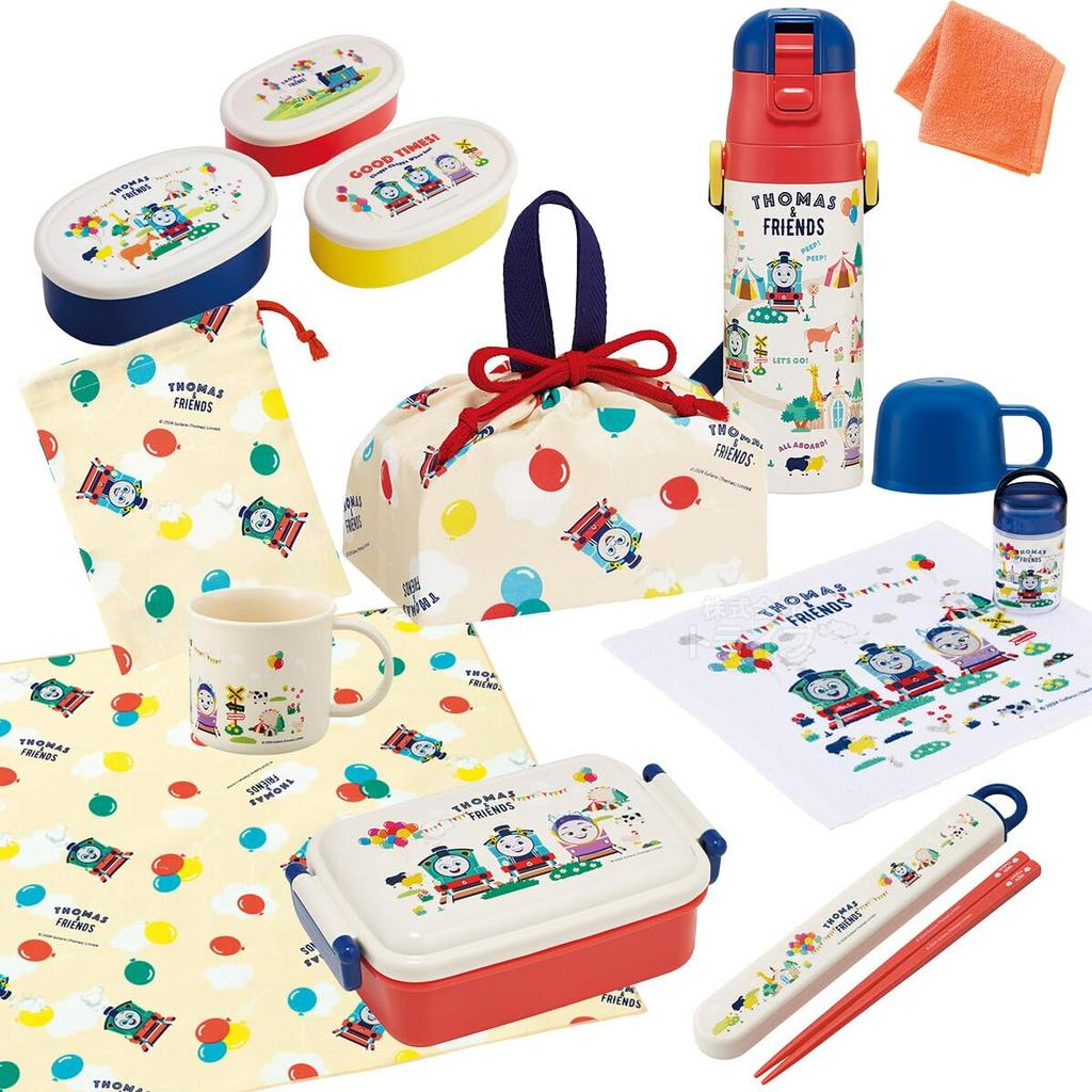 Skater Mini Towel Included Thomas Friends 9 Piece Set Antibacterial Square Lunch Box 450ml Chopsticks Chopsticks Box Drawstring 2WAY Water Bottle Cup